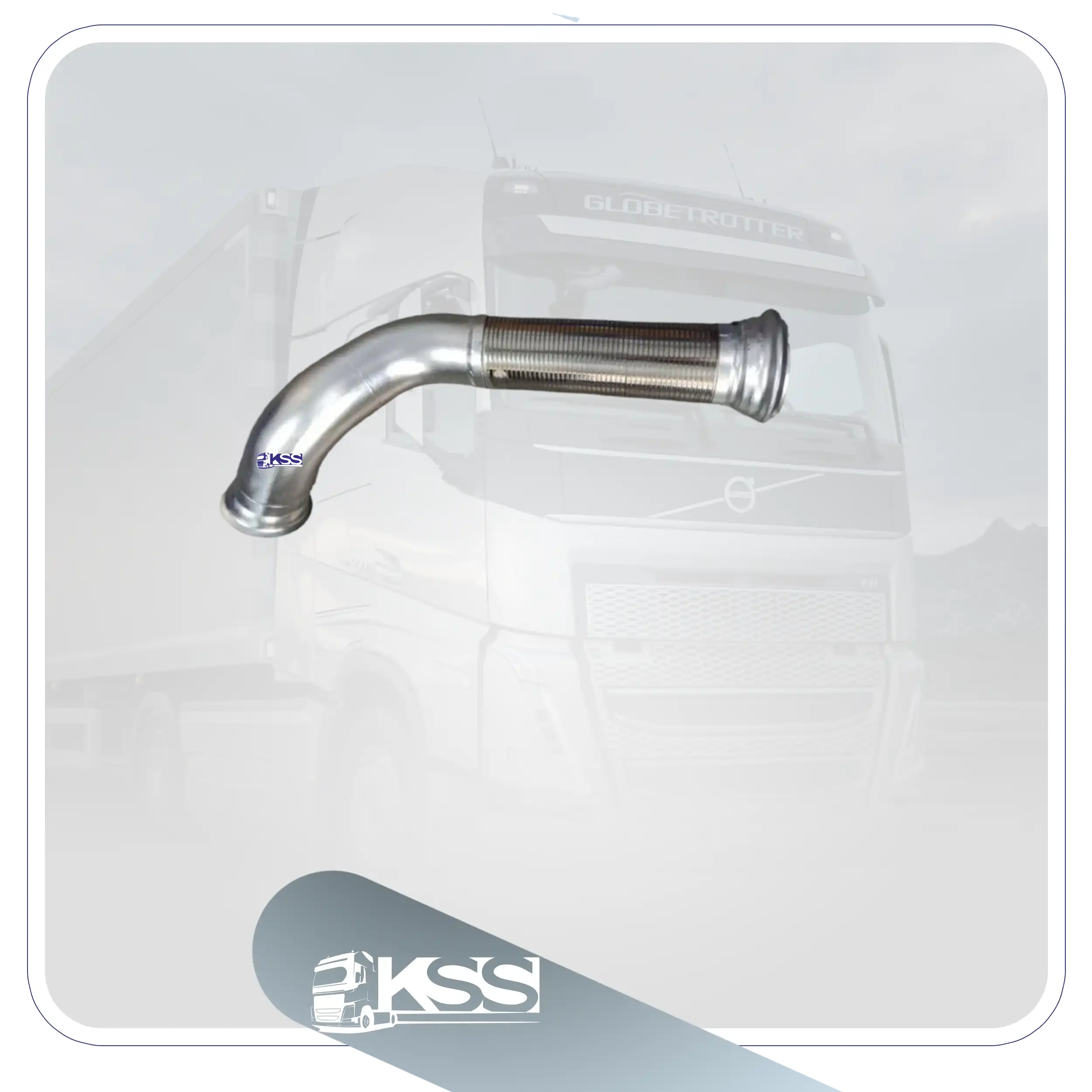 لوله اگزوز حصیری یورو6  ترک FH500
